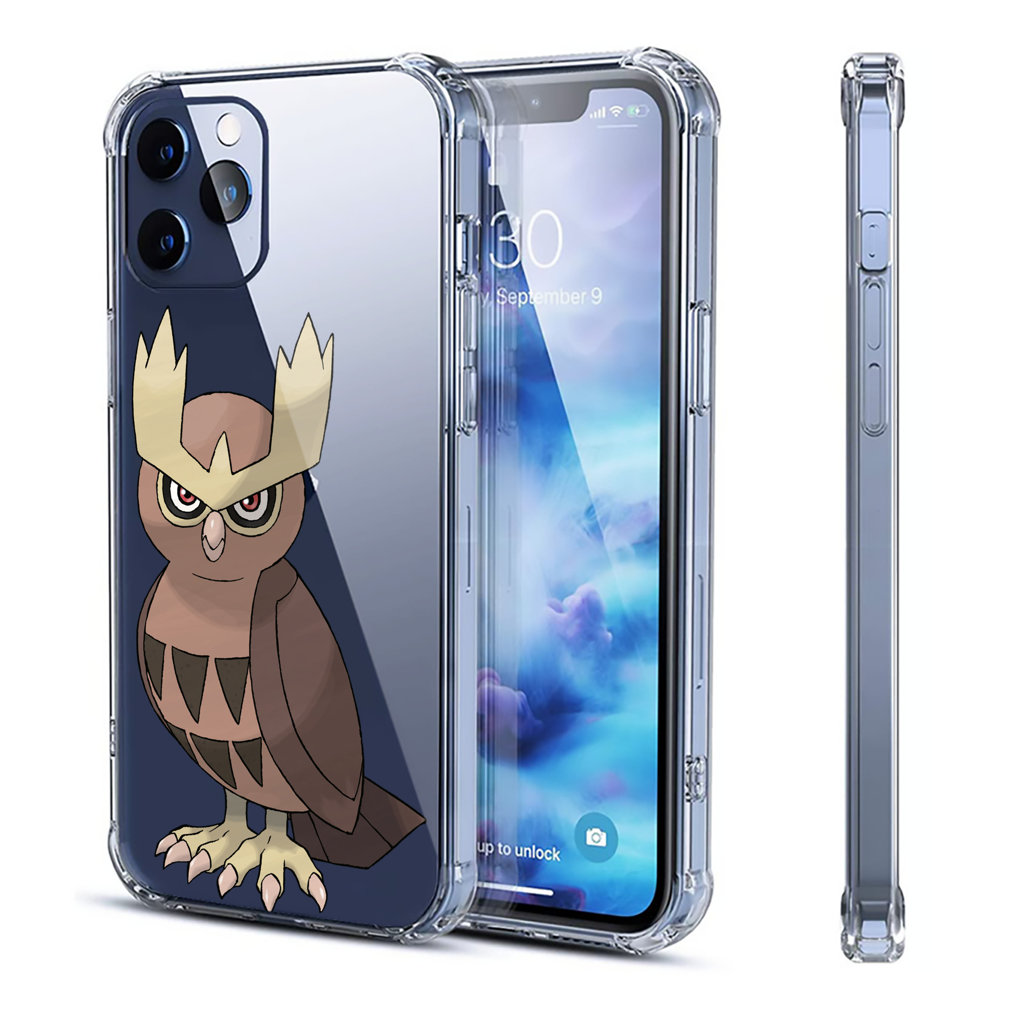 （画像用） ポケットモンスター Pokémon 【iPhone 12シリーズ対応】透明スマホケース（クリアソフトケース）